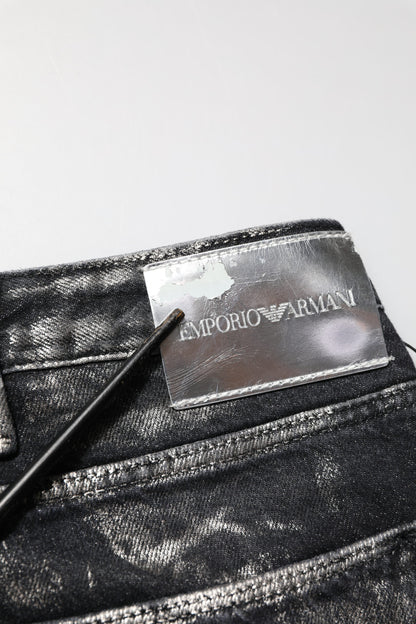 Black Washed Slim Fit Men Denim Trouser Jeans