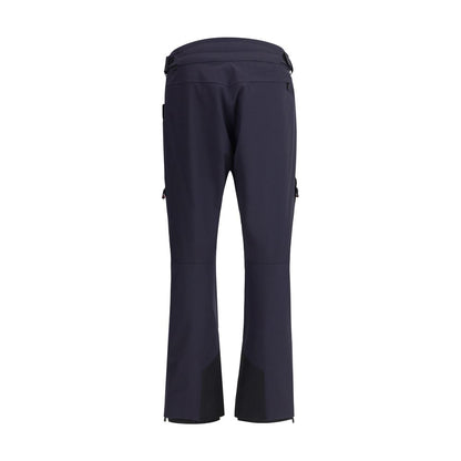 Blue Polyester Athletic Pants
