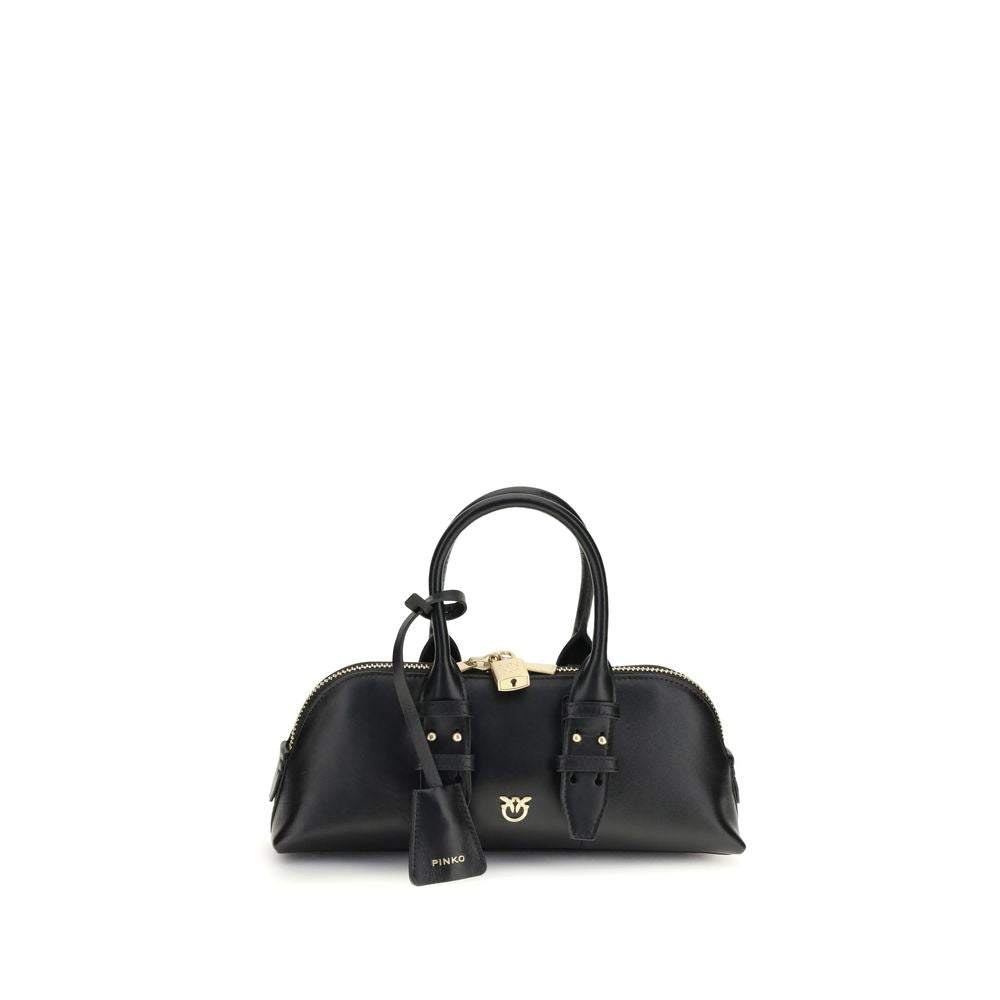 Black Calf Leather Bos Taurus Handbag