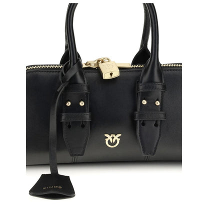 Black Calf Leather Bos Taurus Handbag