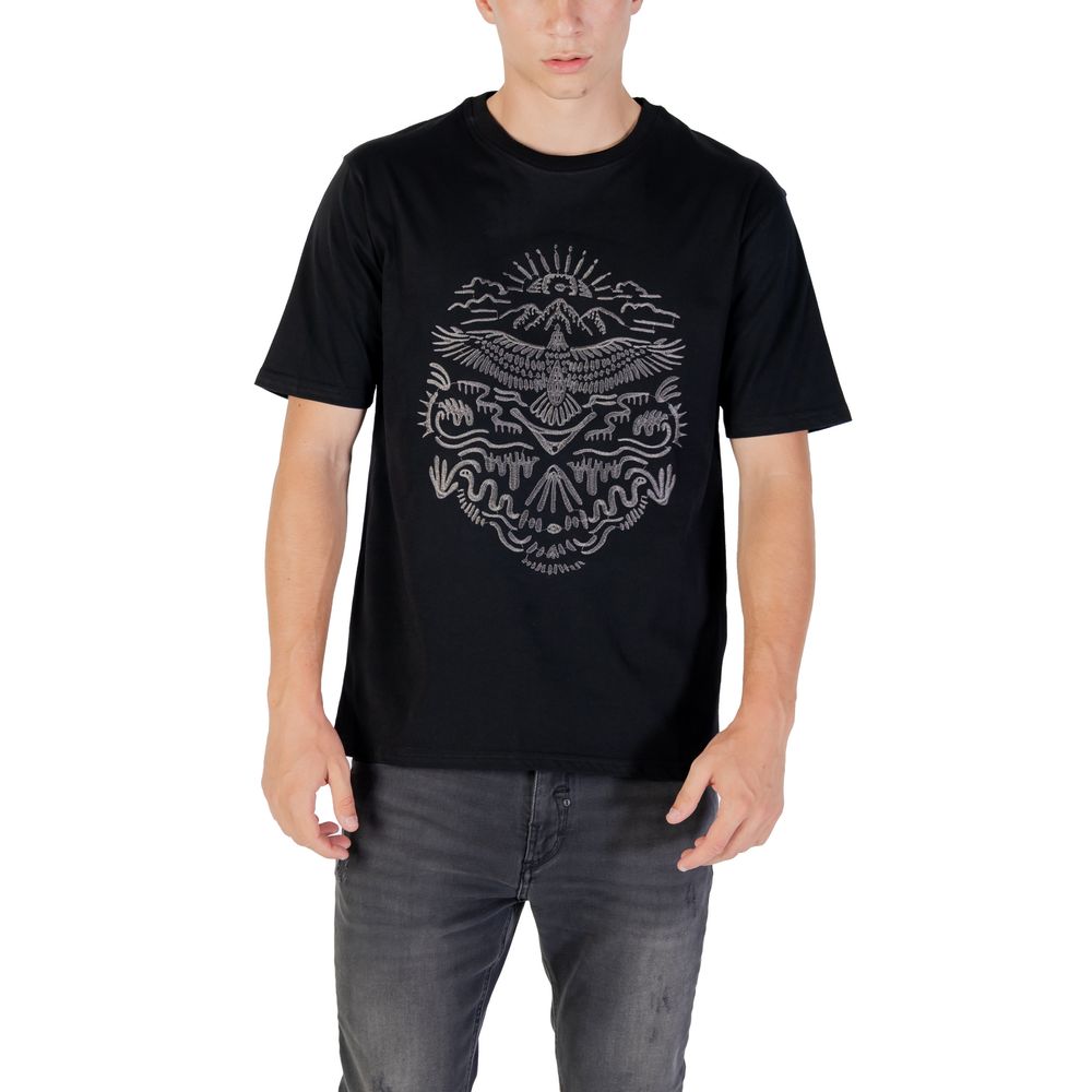 Black Cotton T-Shirt
