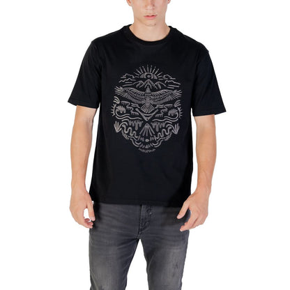 Black Cotton T-Shirt