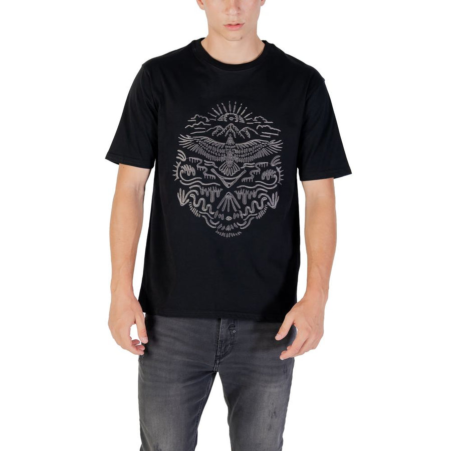 Black Cotton T-Shirt