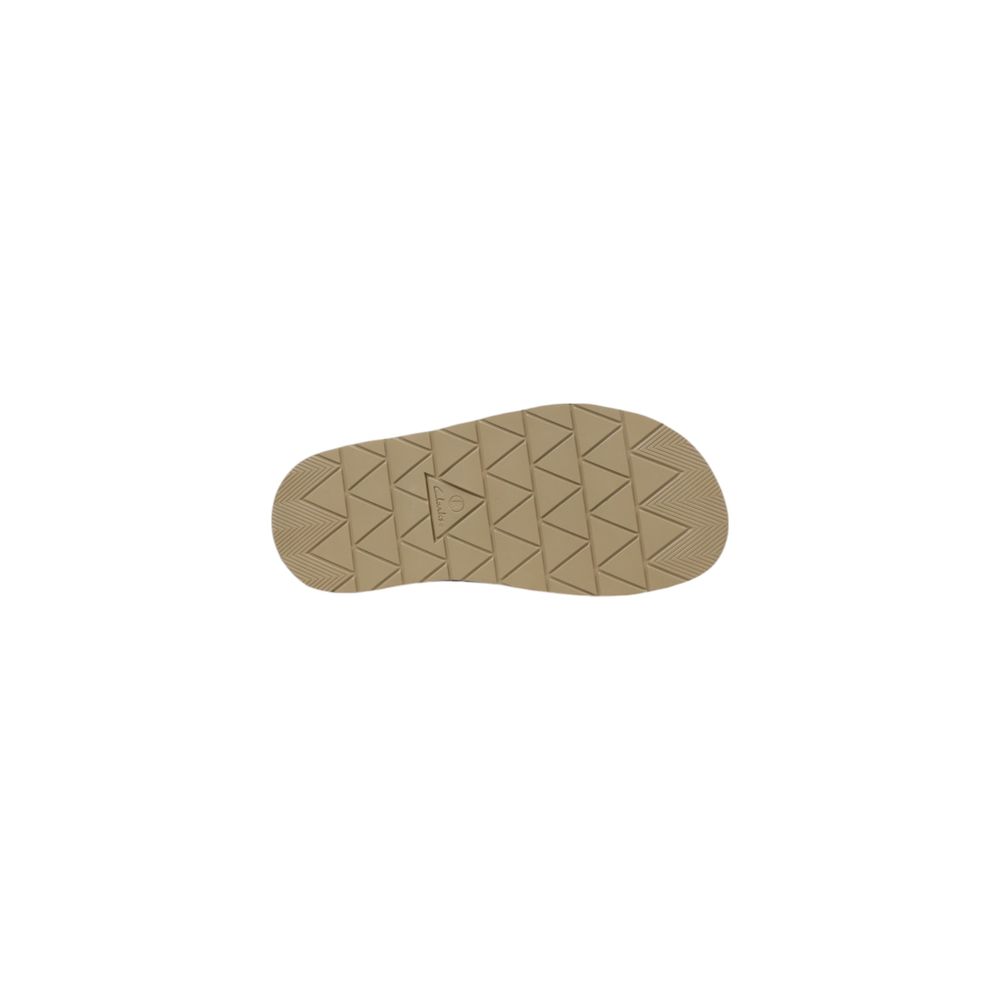 Beige Suede Leather Clog