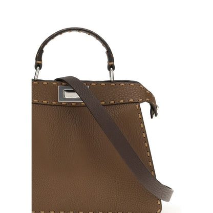 Brown Leather Shoulder Bag