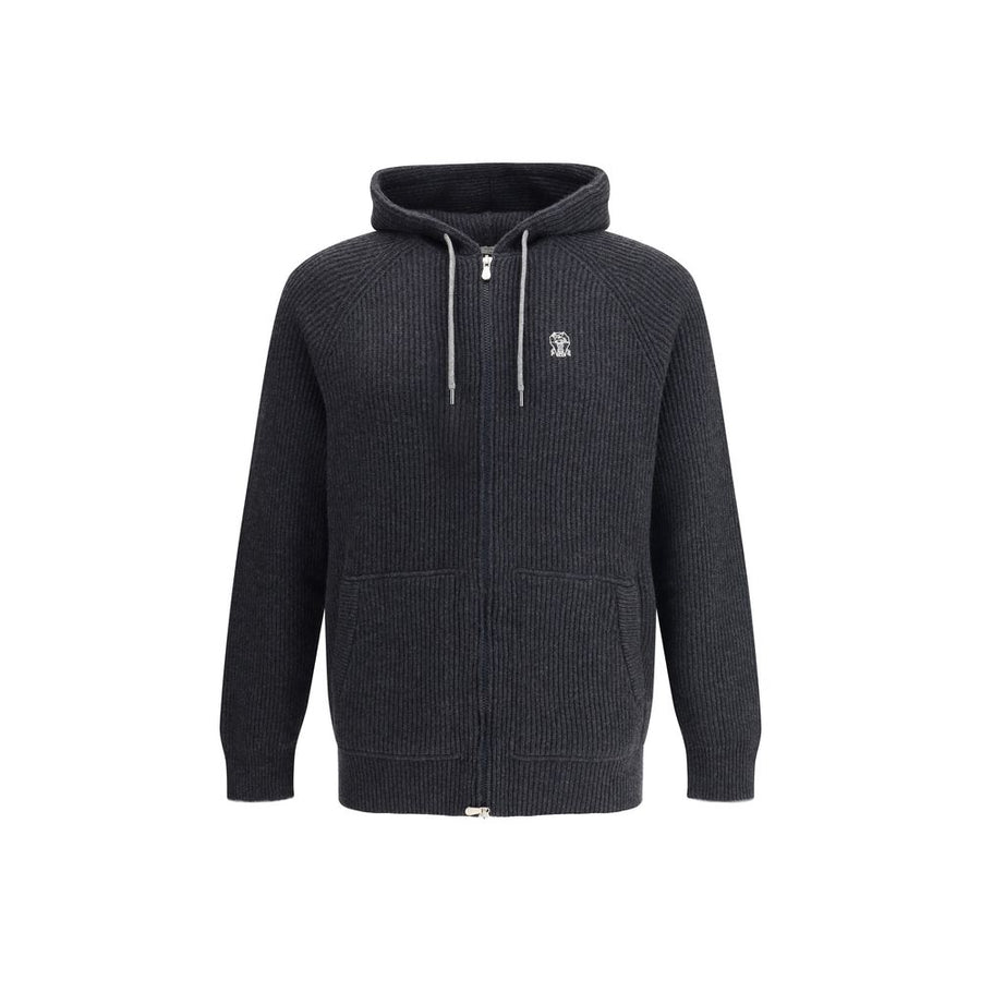 Black Cashmere Hoodie
