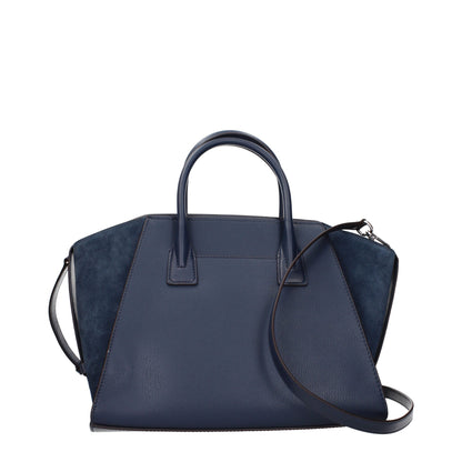 Blue Leather Handbags