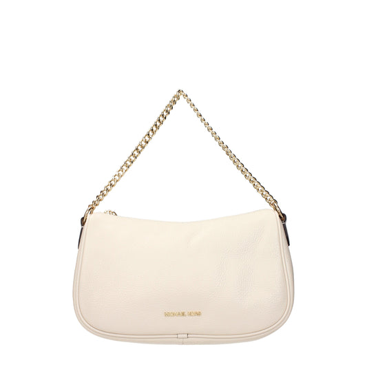 Beige Leather Handbag