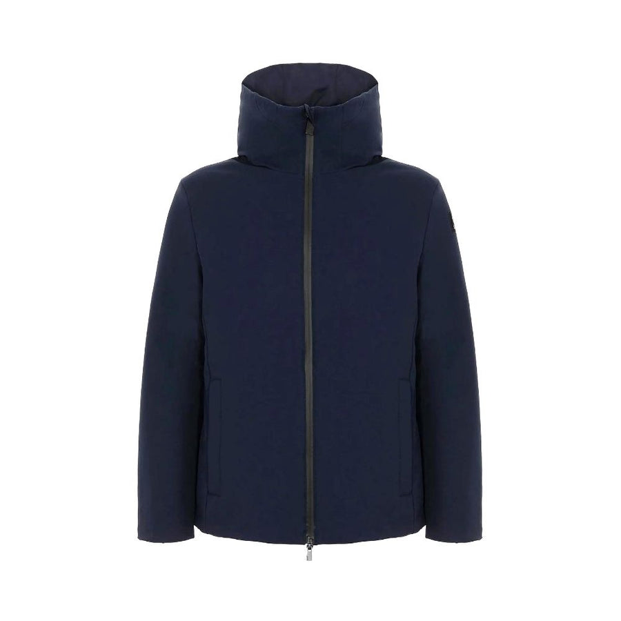 Blue Polyester Jackets & Coat