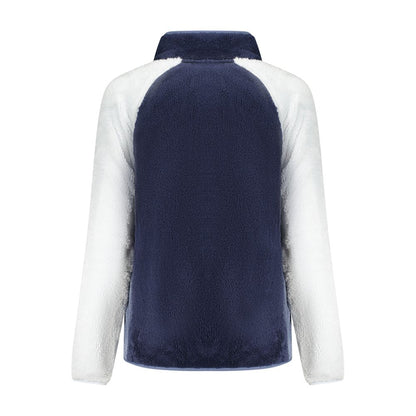 Blue Polyester Sweatshirt