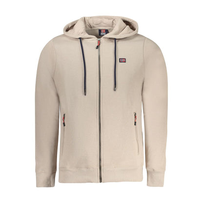 Beige Cotton Sweatshirt