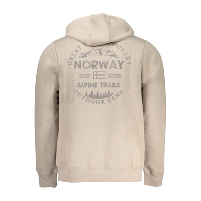 Beige Cotton Sweatshirt