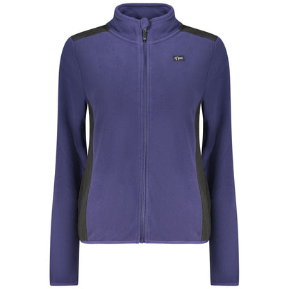 Blue Polyester Sweatshirt