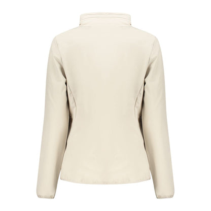 Beige Polyester Jackets & Coat