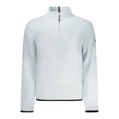 Blue Polyester Men Sweater