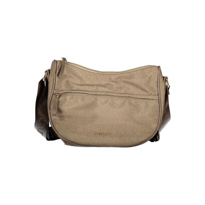 Beige Polyester Women Handbag