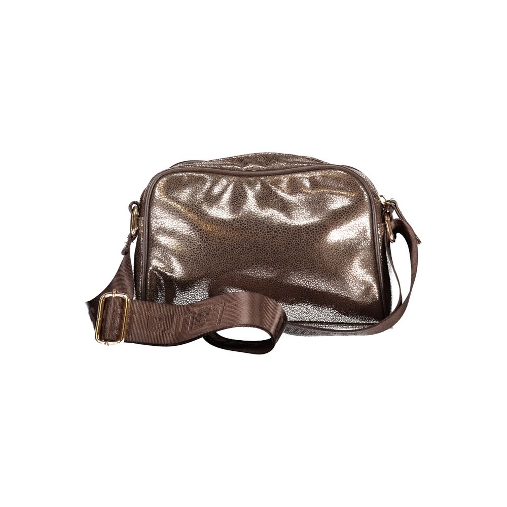 Bronze Polyester Women Handbag