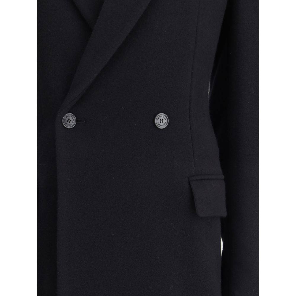 Oversized Godet double-breasted Coat