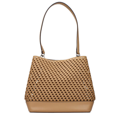 Brown Leather Shoulder Bag