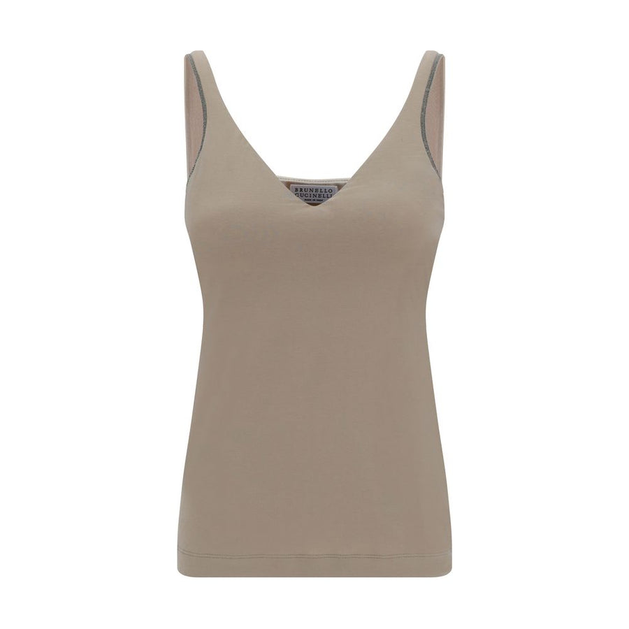 Beige Cotton Top