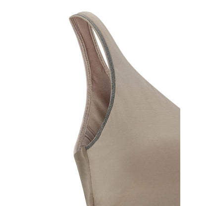 Beige Cotton Top