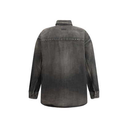Snap Front Denim Overshirt