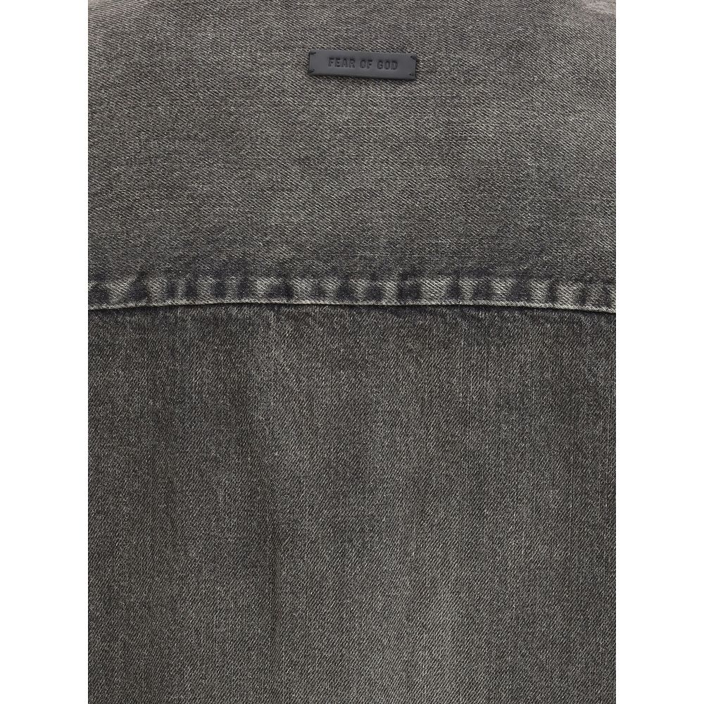 Snap Front Denim Overshirt