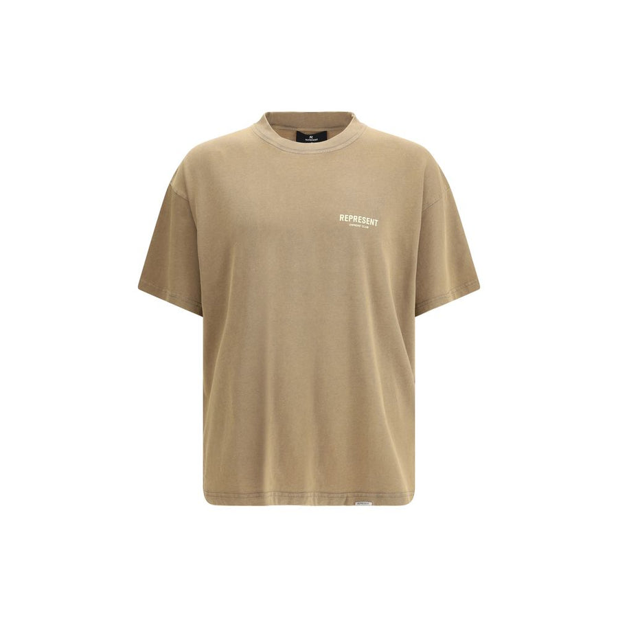 Brown Cotton T-Shirt