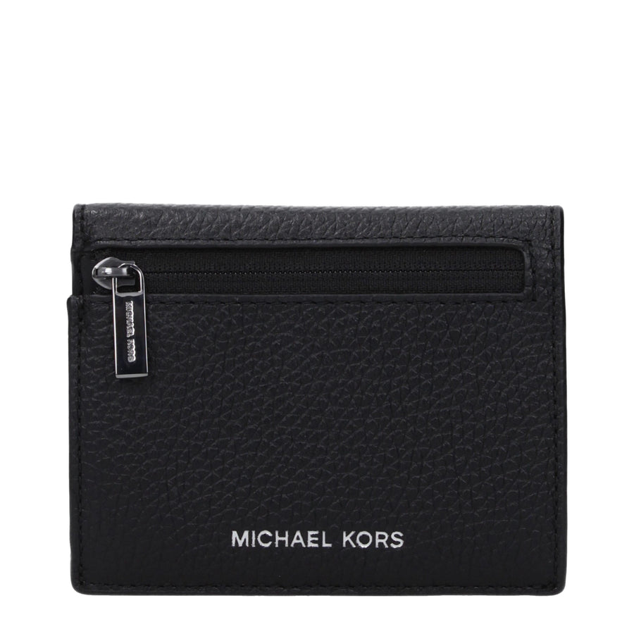 Black Leather Cardholders
