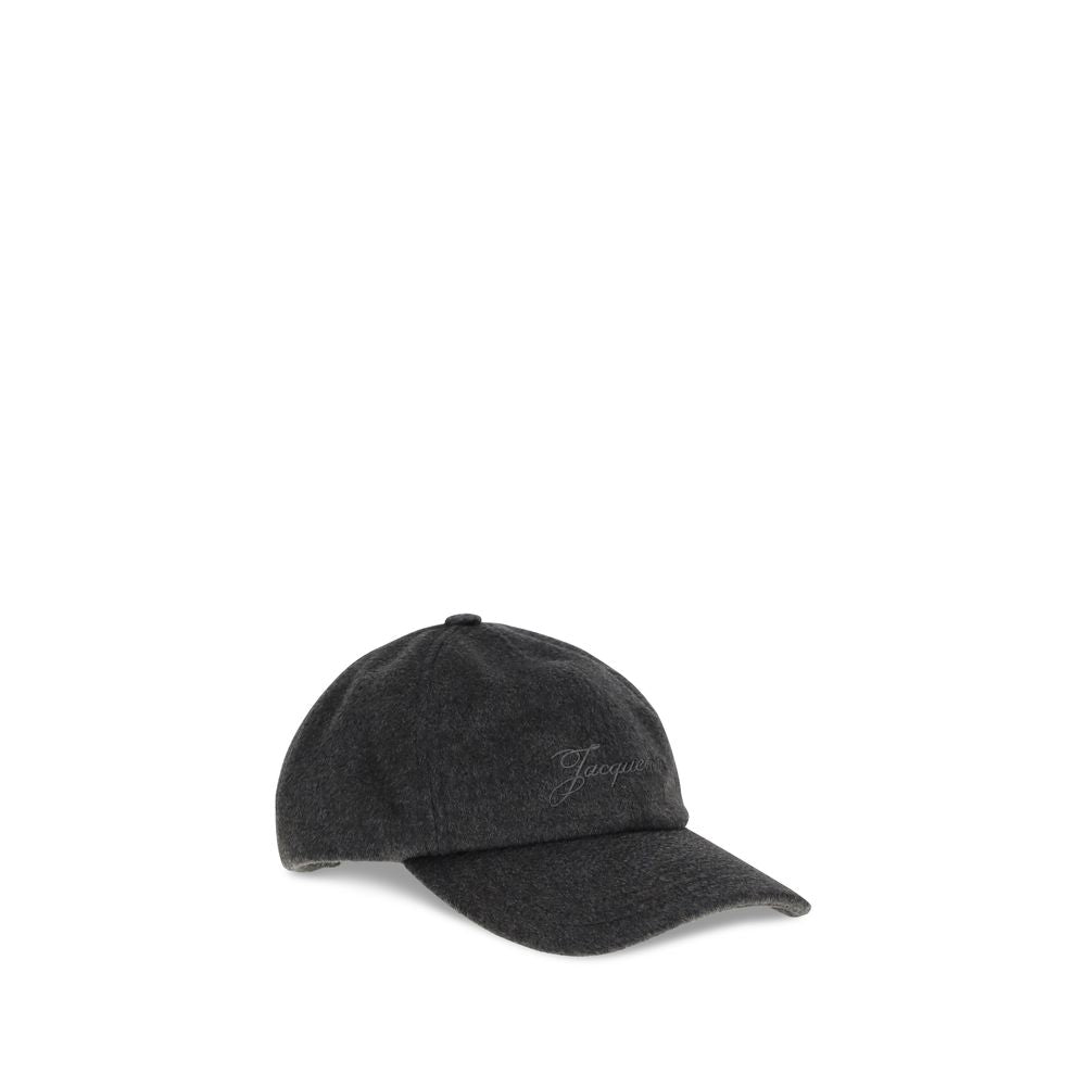 Gray Wool Cap (Baseball Hat)