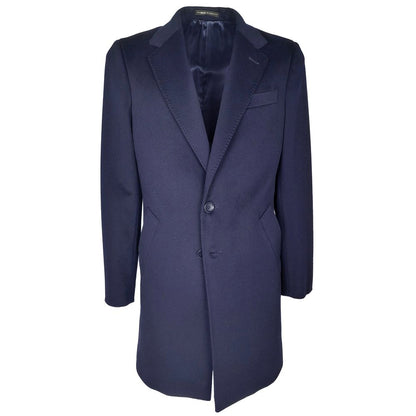Blue Wool Men's Jacket