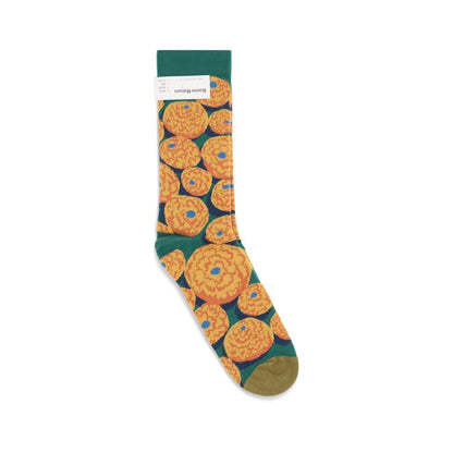 Nature-print Socks