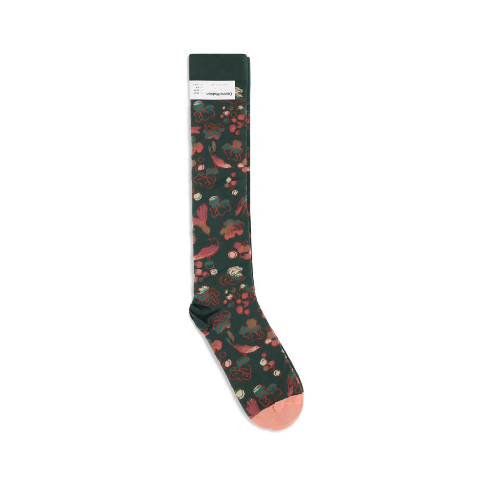 Nature-inspired pattern Socks