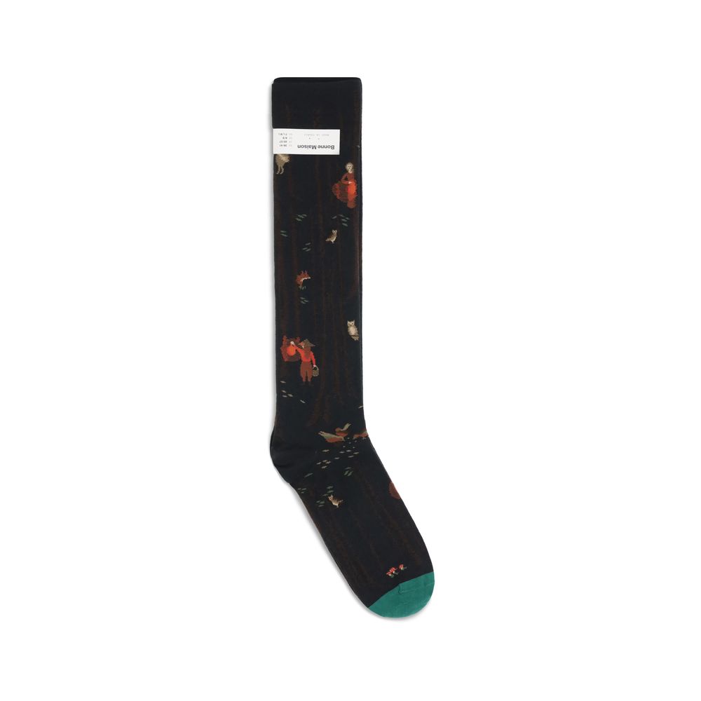 Nature-inspired pattern Socks