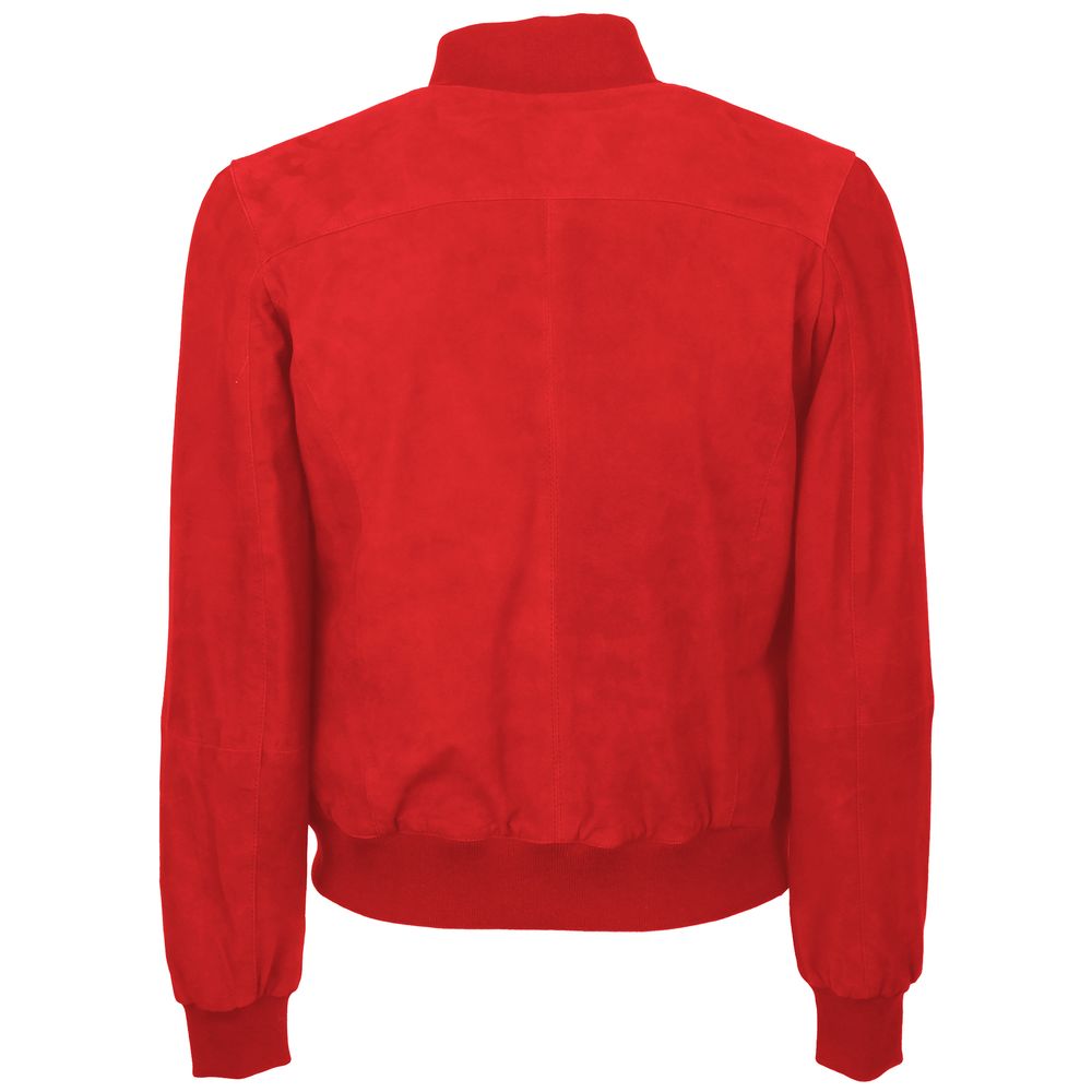 Red Calfskin Jackets & Coat