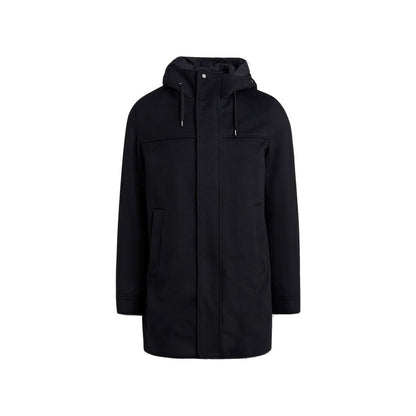 Wool Cashmere Hooded Coat