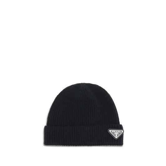 Black Fleece Wool Beanie