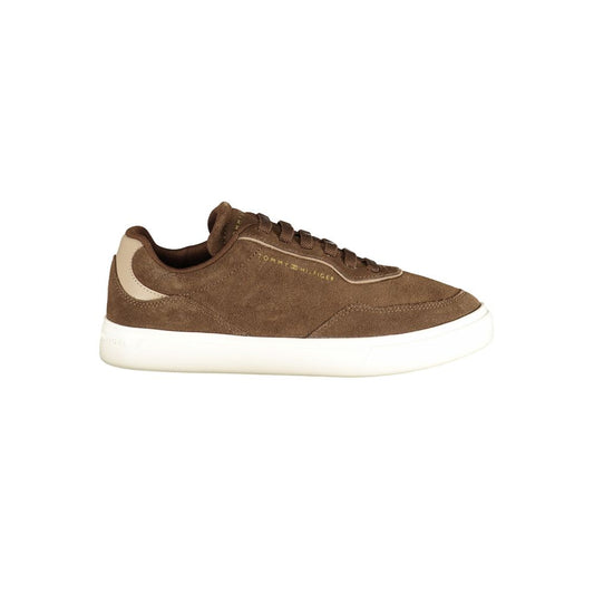 Brown Leather Women Sneaker