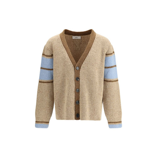 Beige Wool Cardigan