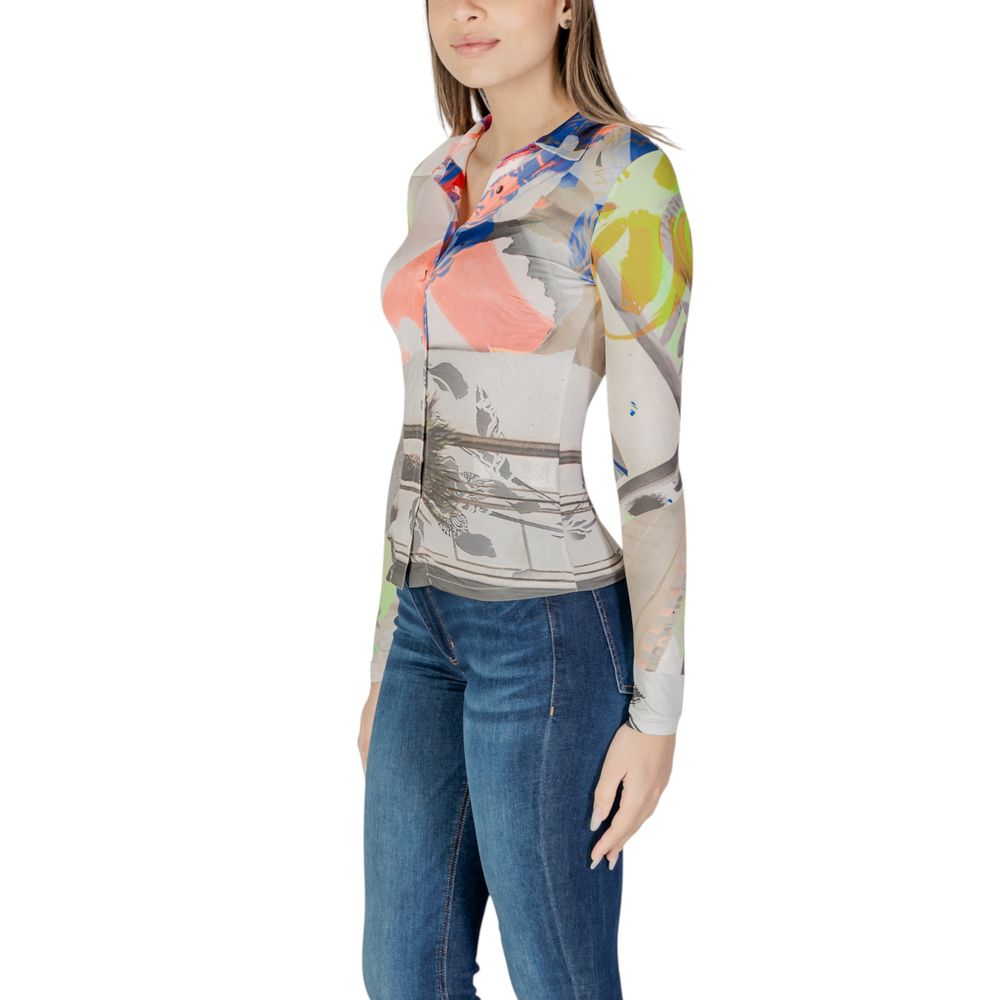 Multicolor Polyester Blouse