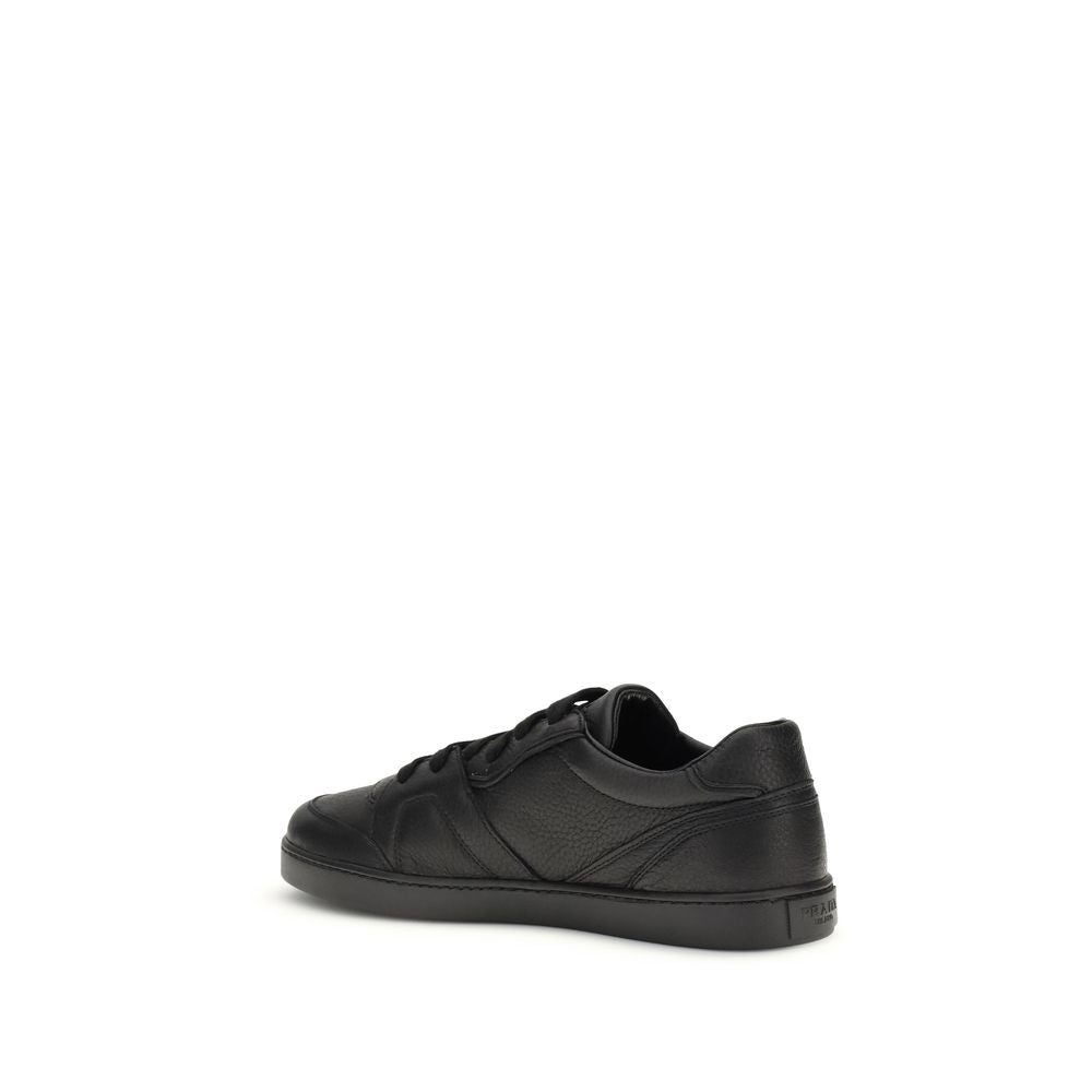 Black Calf Leather Bos Taurus Low Top Sneakers