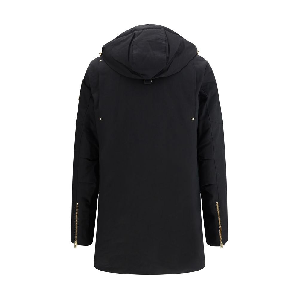 Black Cotton Parka