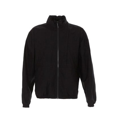 Black Cotton Shell Jacket