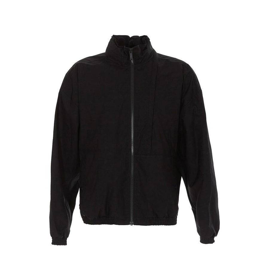 Black Cotton Shell Jacket