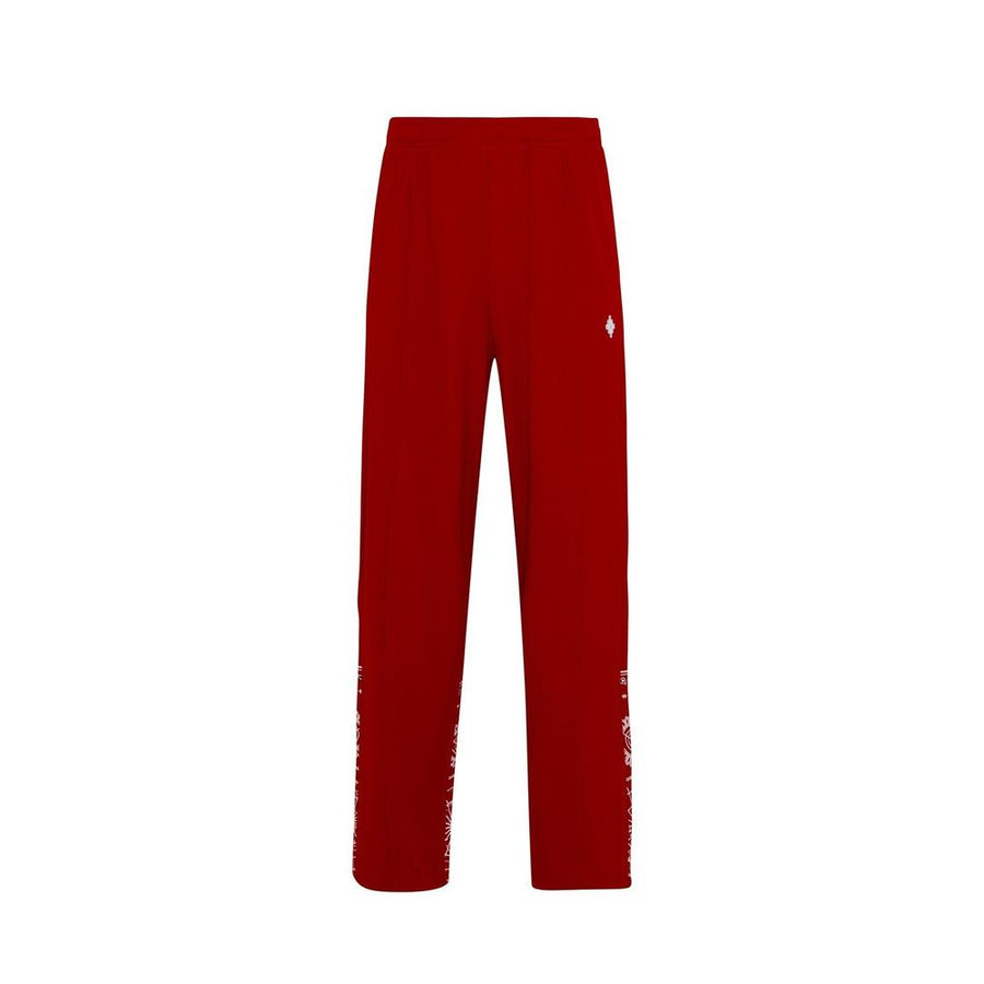 Red Elastane Joggers (Workout Pants)