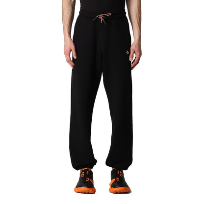 Black Cotton Joggers (Workout Pants)