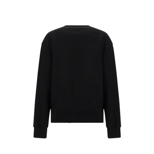 Black Cotton Sweatshirt