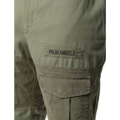 Green Cotton Cargo Pants