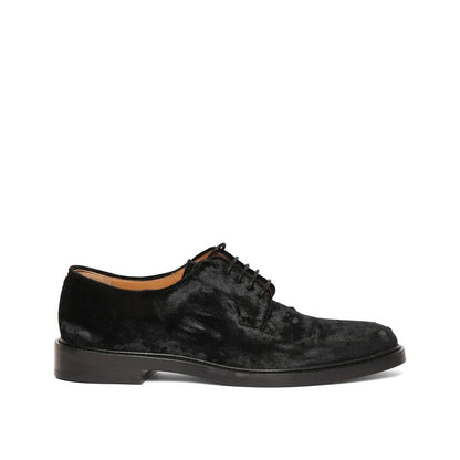 Black Polyester Oxfords And Derbies