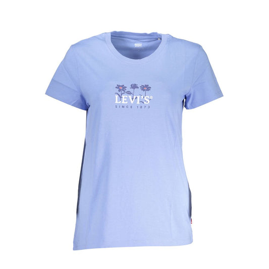 Blue Cotton T-Shirt